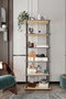 Hanah Home Bookcase 6 Rect - Roble